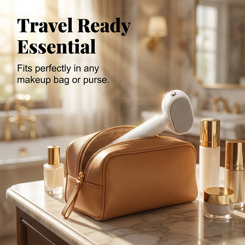Compact travel foot file for heel care