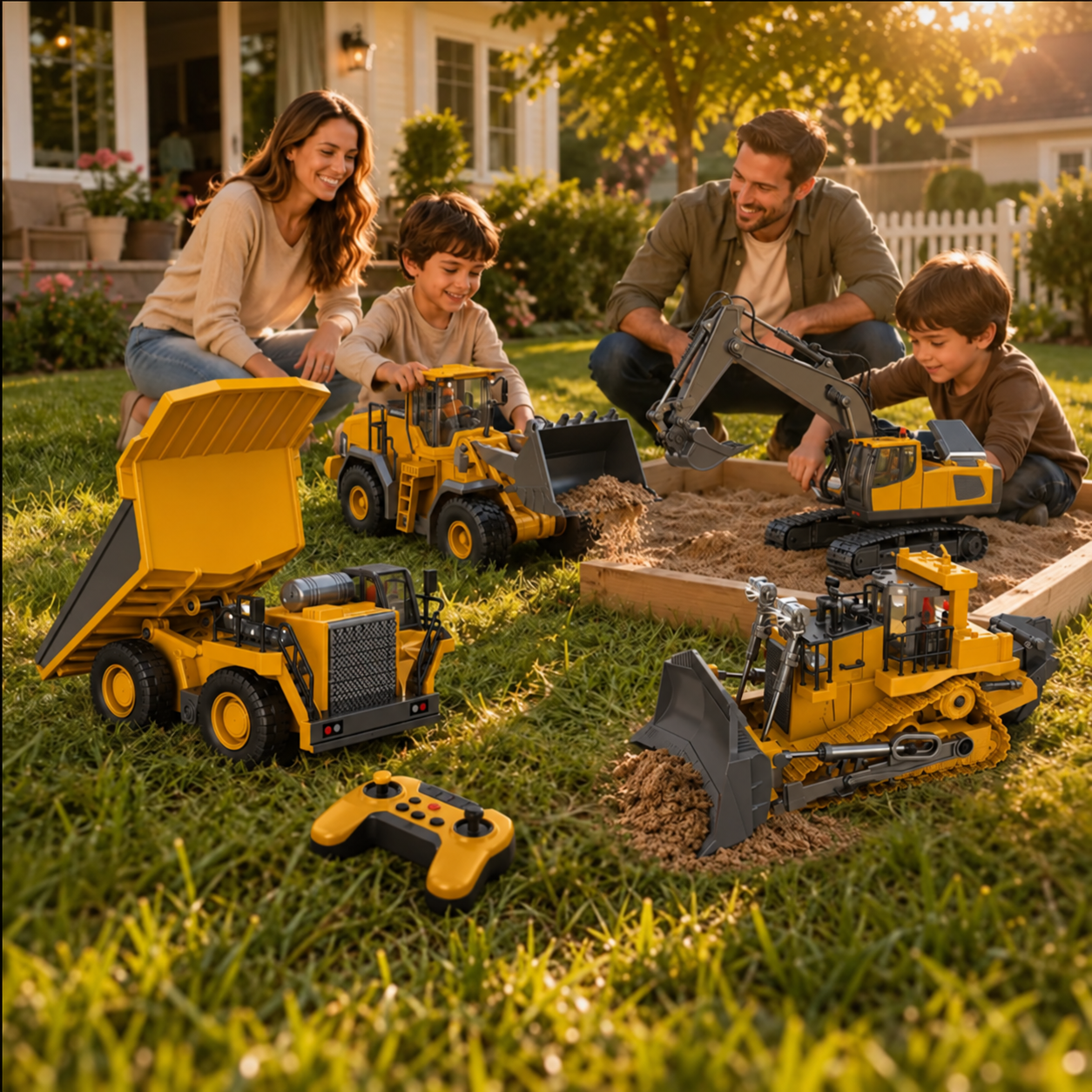 Complete RC Construction Vehicle Fleet Overview
