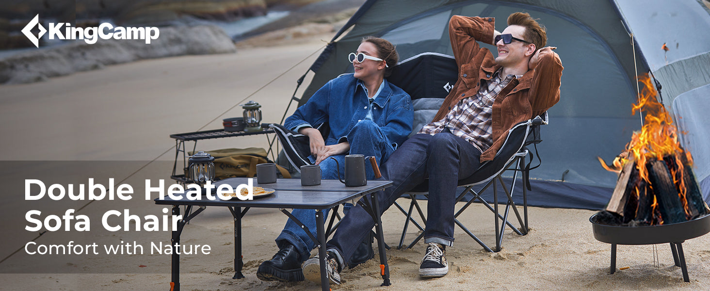 KingCamp CANNA C20 PLUS Heated Loveseat