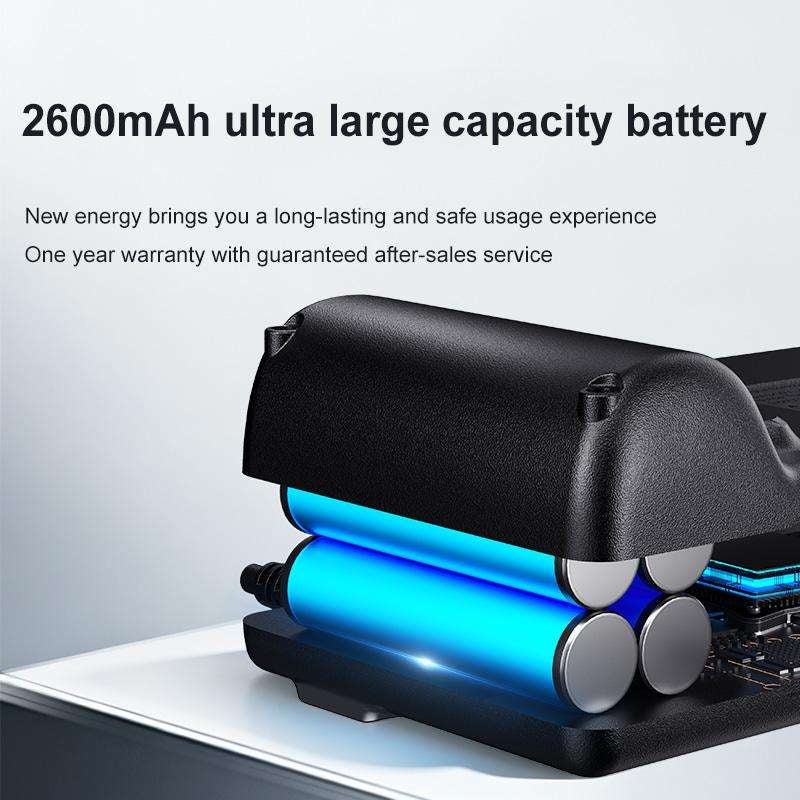 2600mAh rechargeable battery