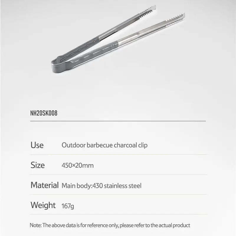 Outdoor Fork Charcoal Clip BBQ Grilling TooL