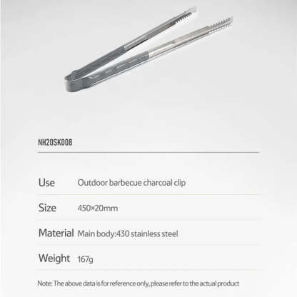 Outdoor Fork Charcoal Clip BBQ Grilling TooL