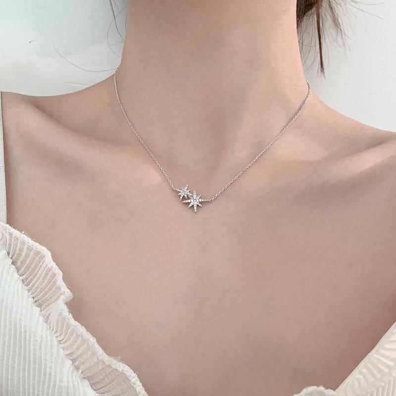 2026 Twin Moon Star Necklace