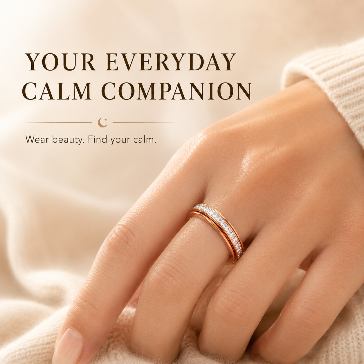 Spinner ring gift presentation for special occasions