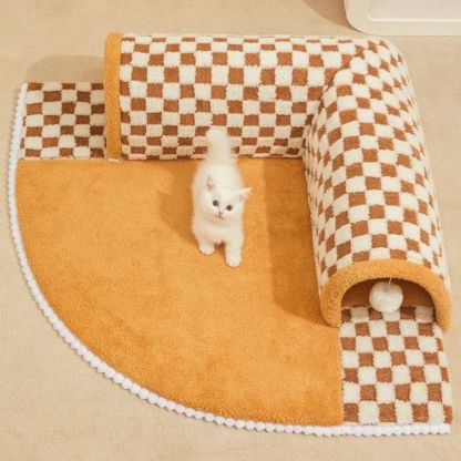 LuxPaws™ 2-In-1 Cat Tunnel Bed