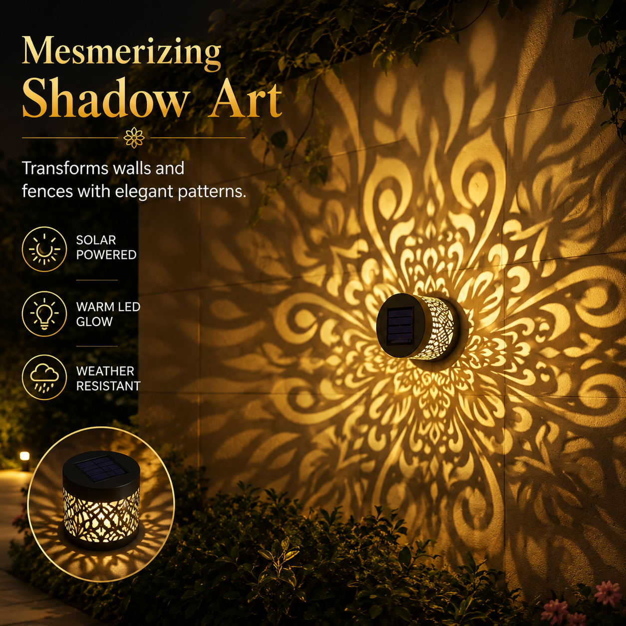 Garden decoration solar light