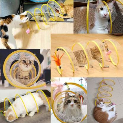 FelineFun™ Self-play Cat Hunting Spiral Tunnel Toy Offer