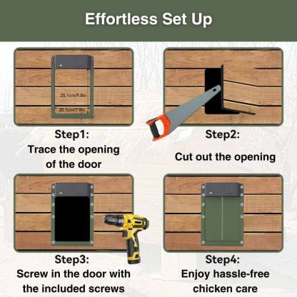 ChickGuard Pro™ Automatic Chicken House Door