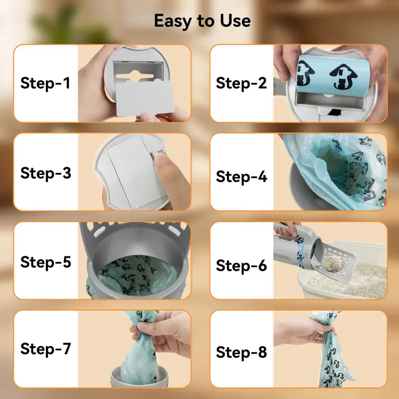 Four step easy operation guide
