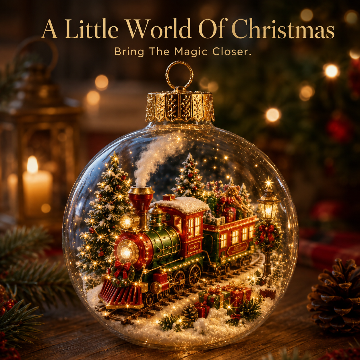 Traditional Nutcracker soldier Christmas globe ornament