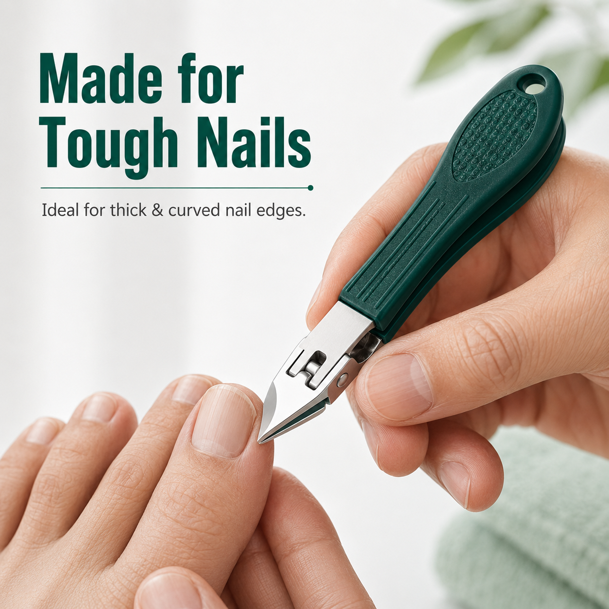 25 degree angled blade nail clipper detail