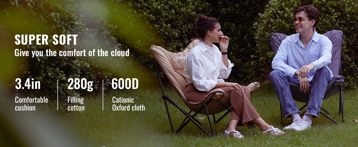 KingCamp Butterfly Padded Camp Chair