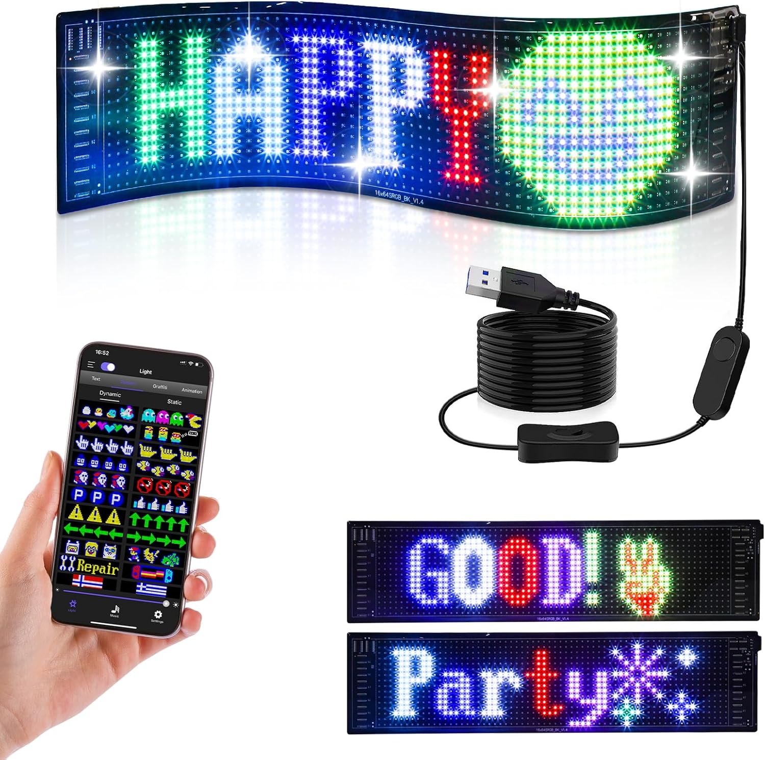 Programmable Led Car Sign