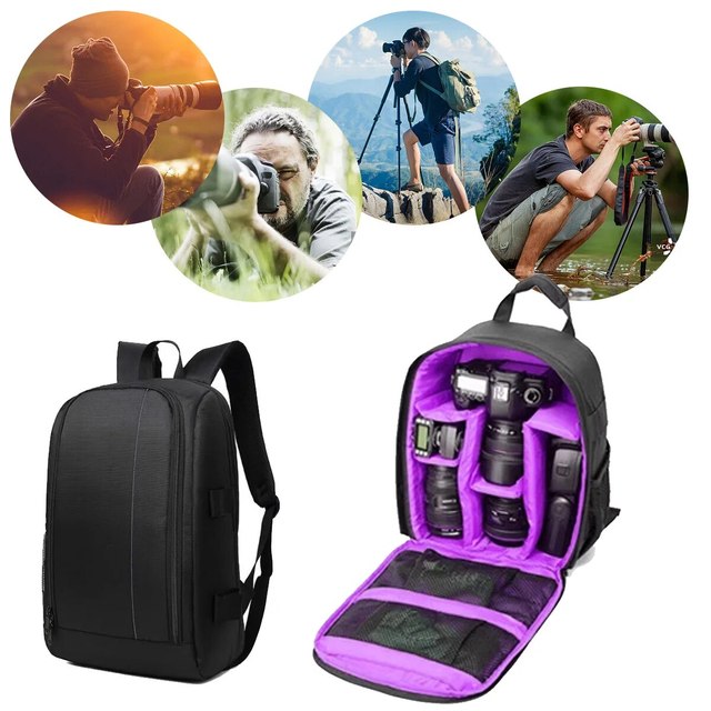 Multifunctional camera backpack