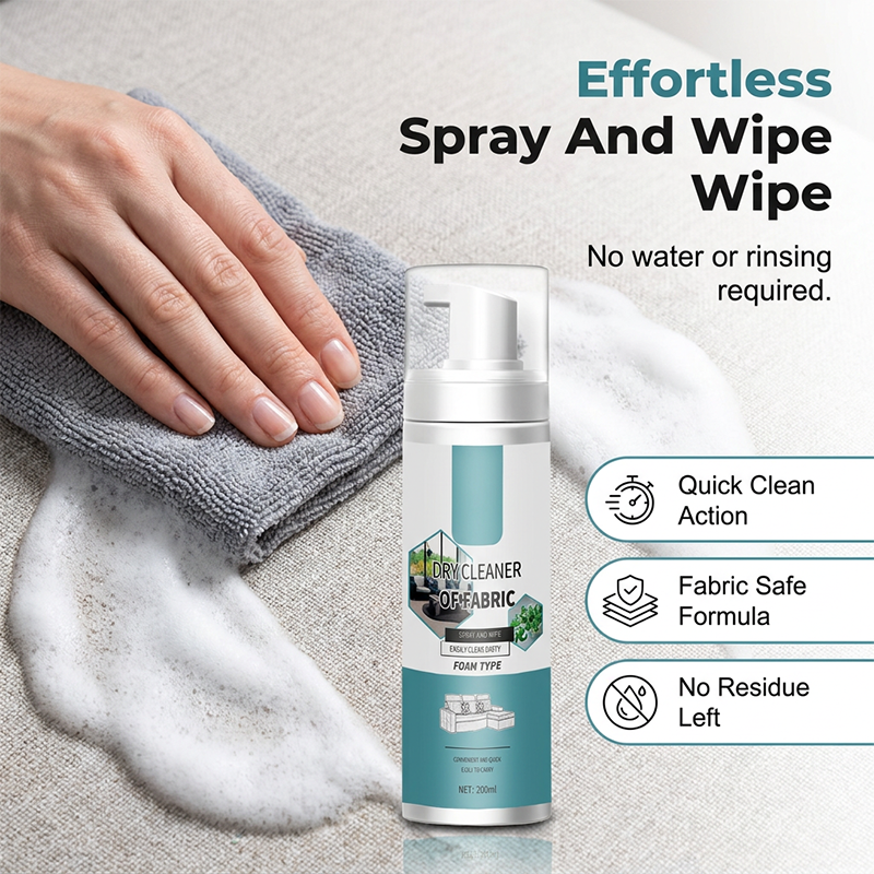 Spray and Wipe Fabric Cleaner