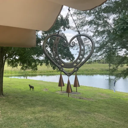 🔥The Horseshoe Heart Wind Chime ❤🐎