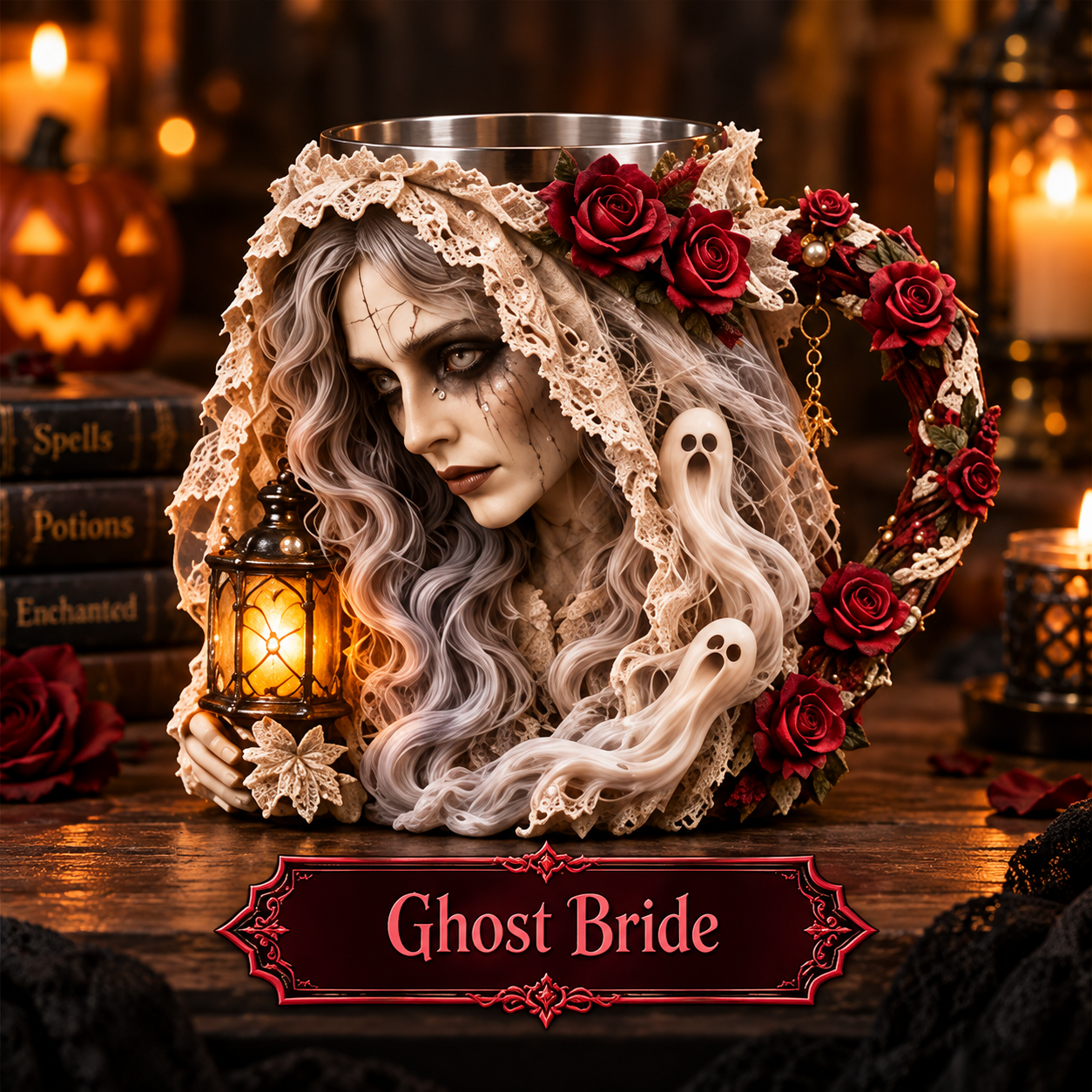 Ghost Bride Halloween mug