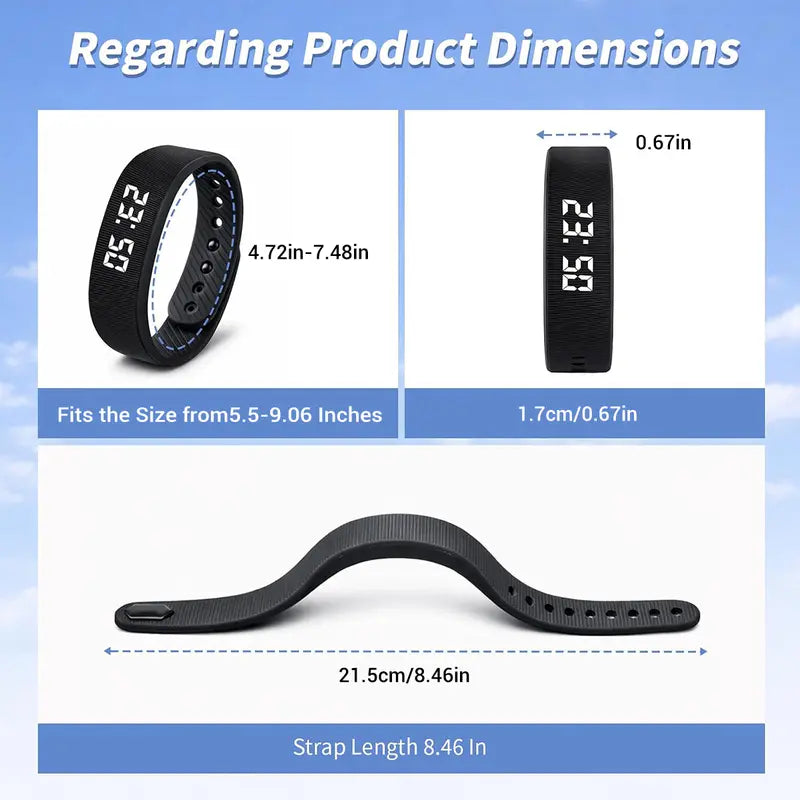 Sports Smartband Dimensions