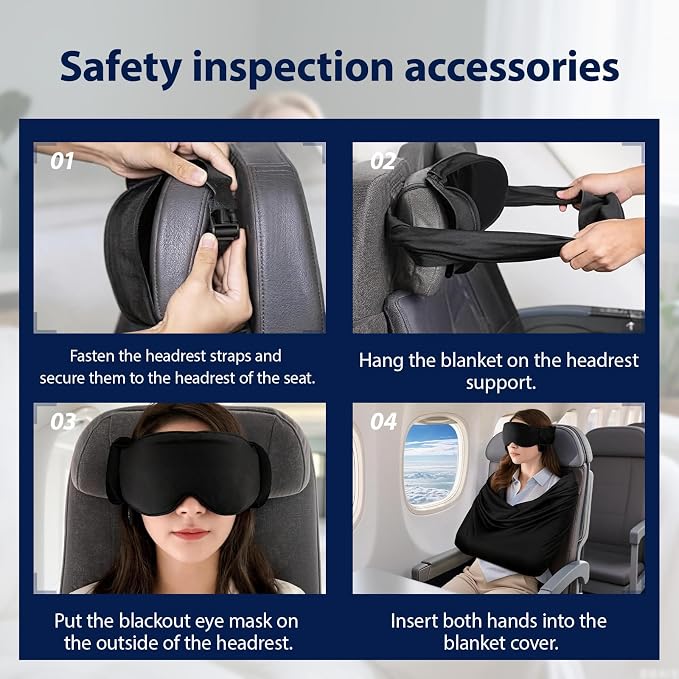 travel sleep support for airplane train and car