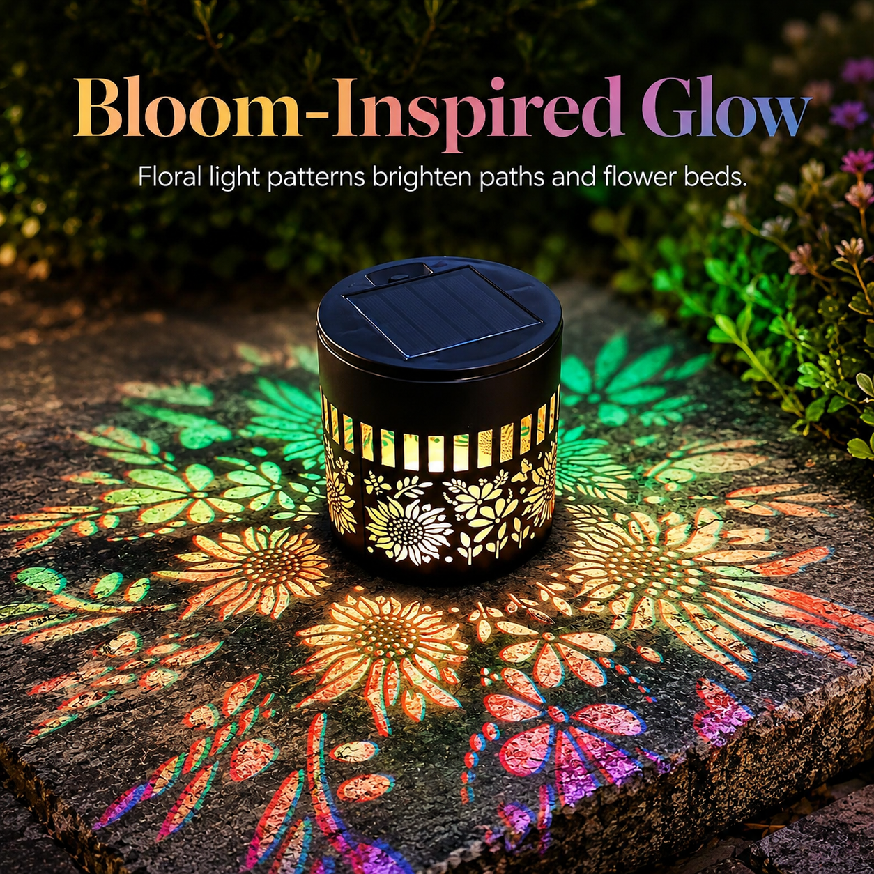 Solar garden light gift idea