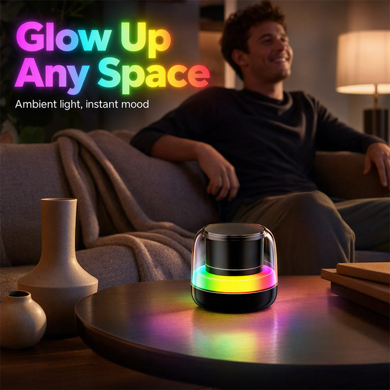 RGB ambient glow Bluetooth speaker