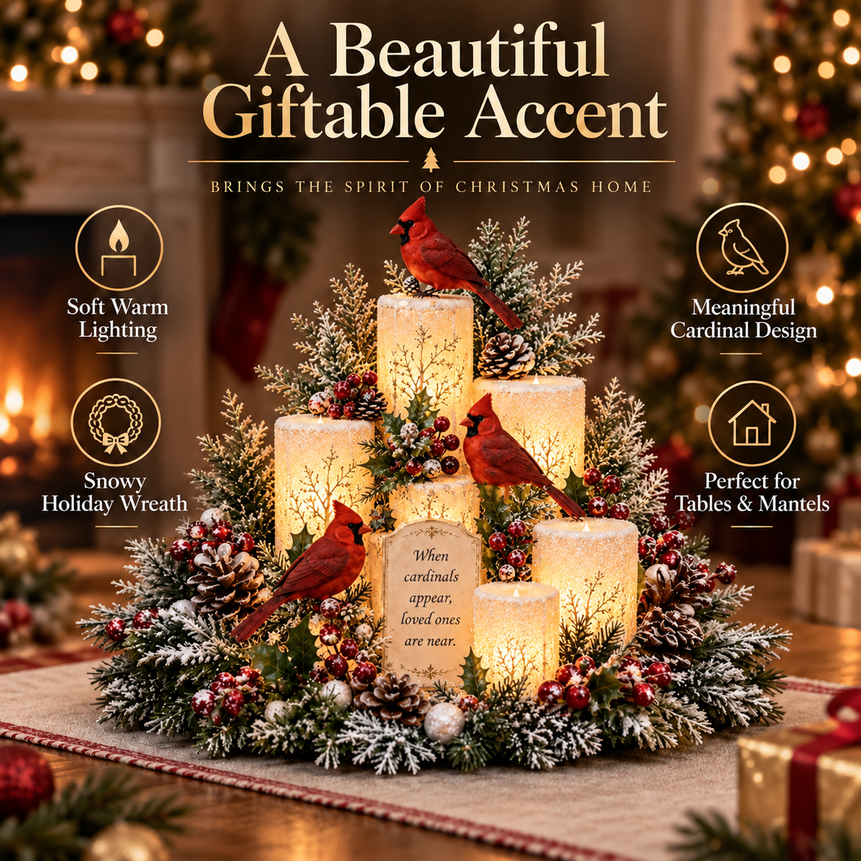 Christmas centerpiece decor