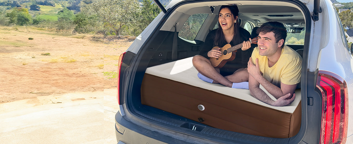 KingCamp CAMPER DELUX 45 Queen Inflatable Mattress Built in Automatic Pump