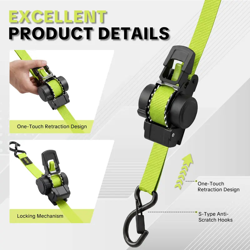 Retractable Ratchet Strap Overview