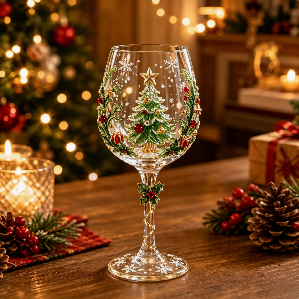 Christmas Tree Glass