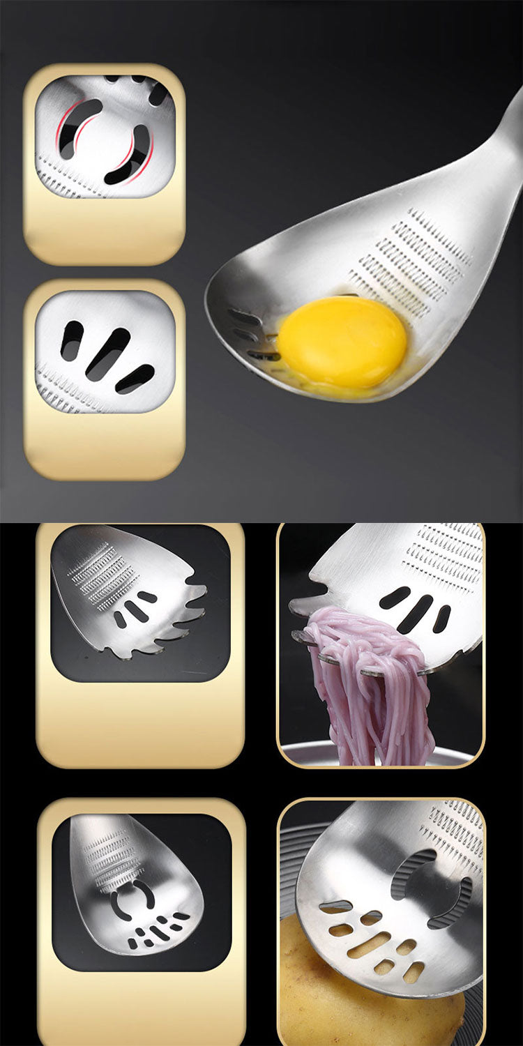 Multifunction kitchen spoon five functions