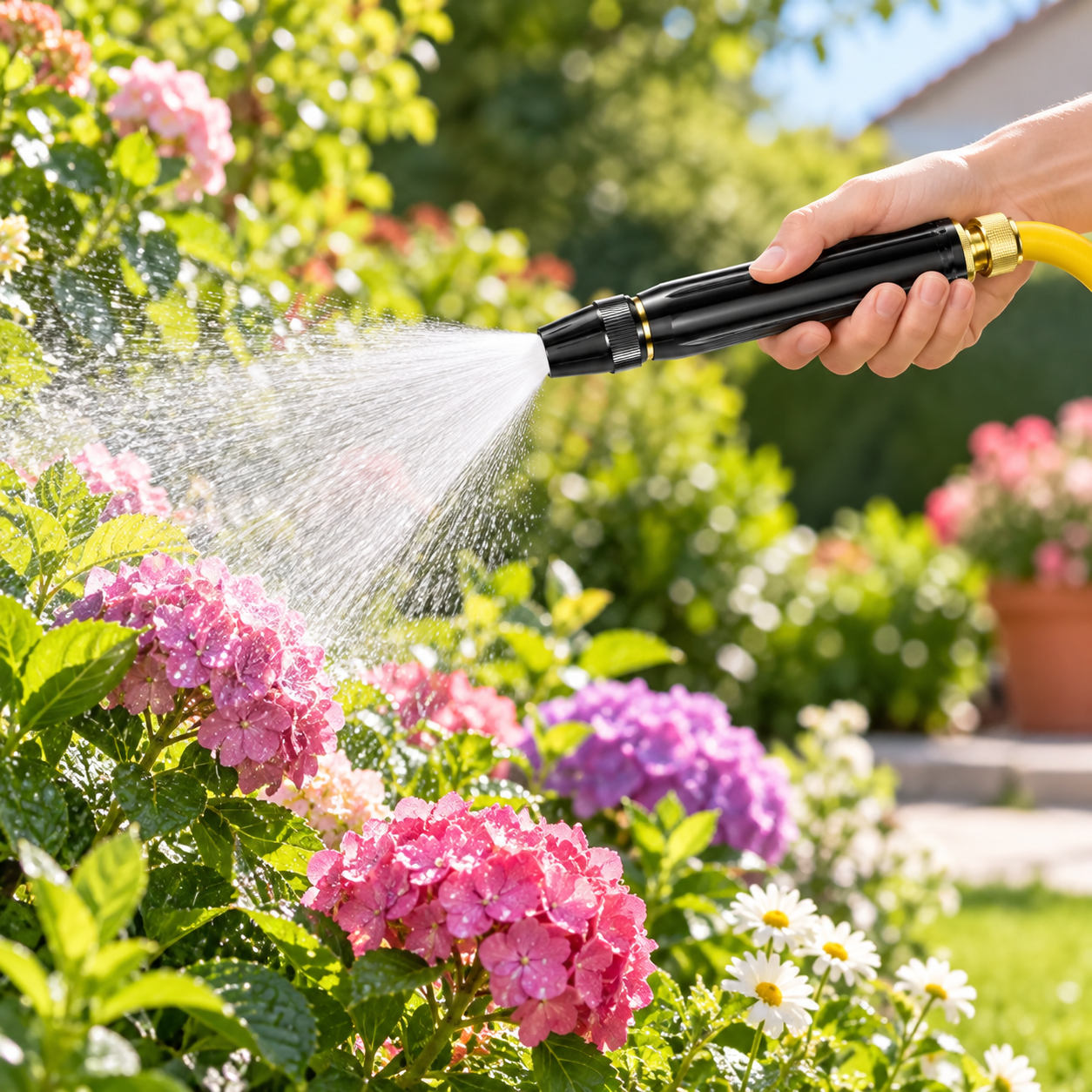 Adjustable Nozzle Watering Garden Flowers