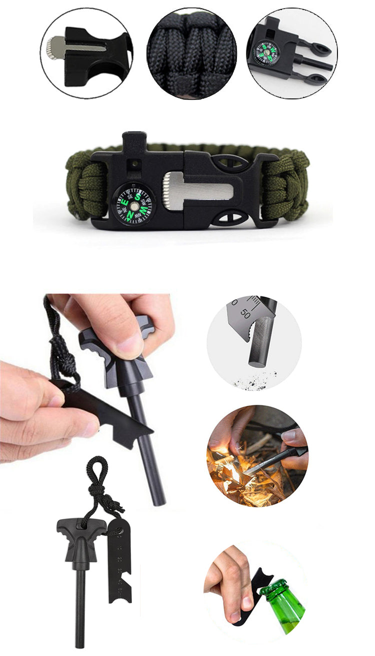 YETO 17-in-1 Professional Emergency Survival Kit