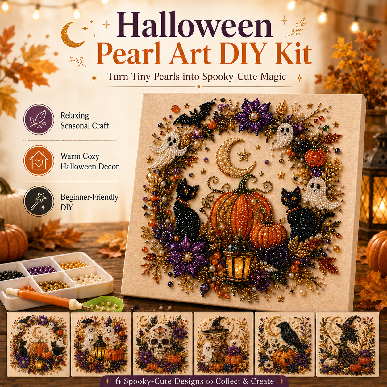 Halloween Pearl Art DIY Kit