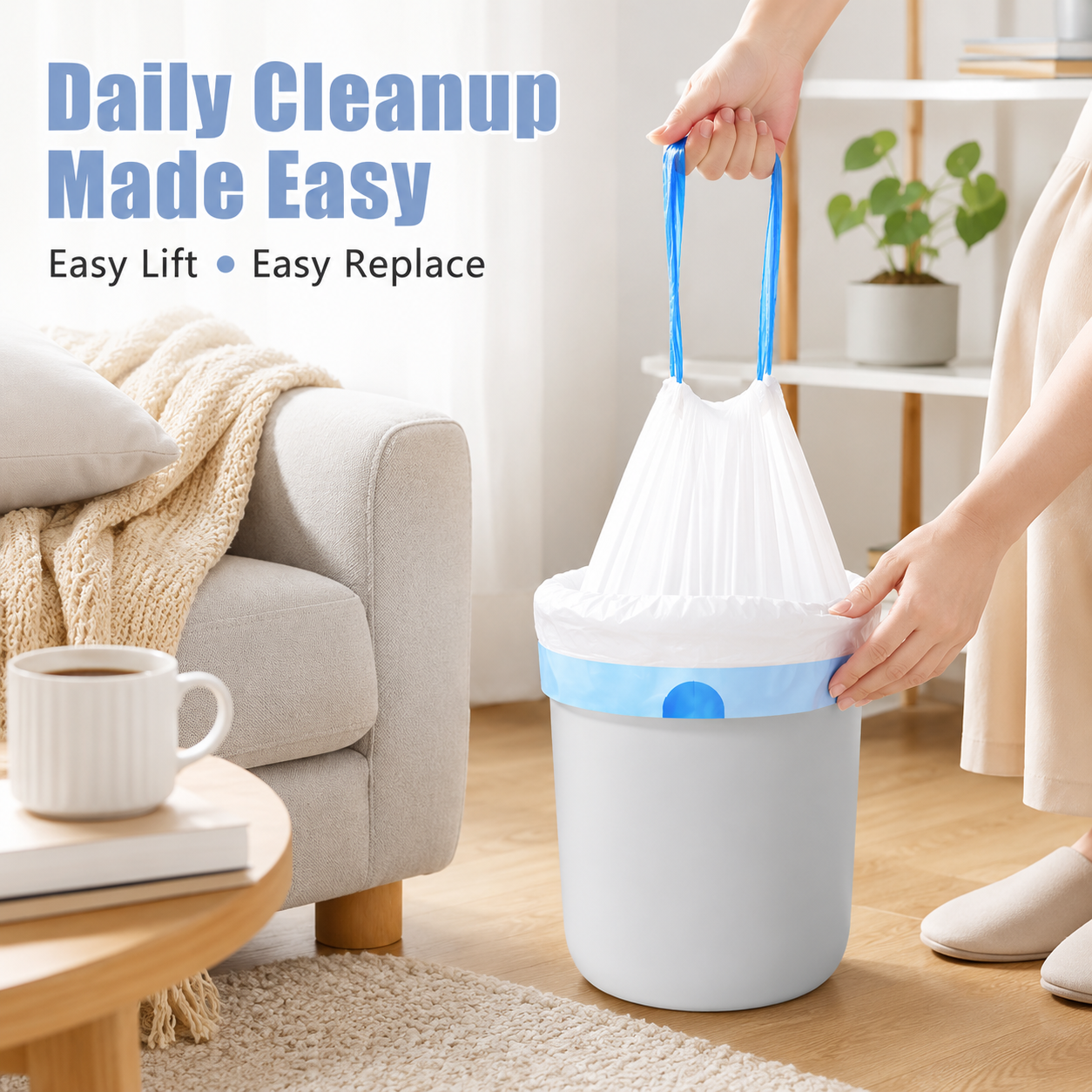Bulk trash bags for small bins