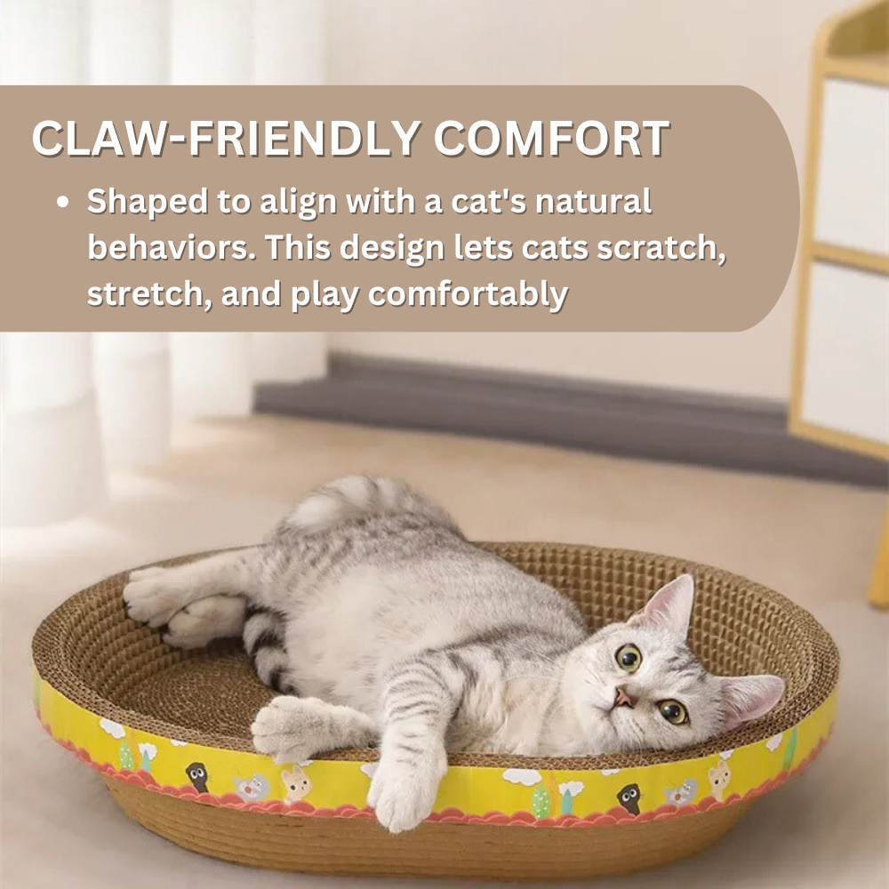 Whisker Wonderland™ Cat Bed & Scratching Board