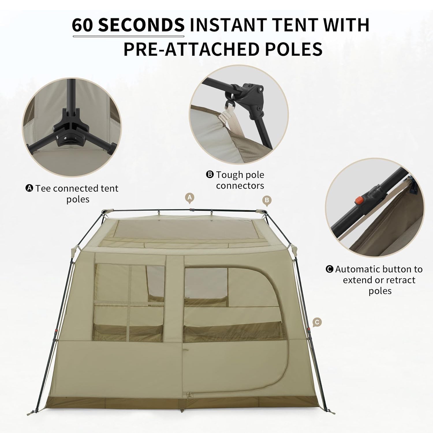Village 13 8-Person Instant Tent