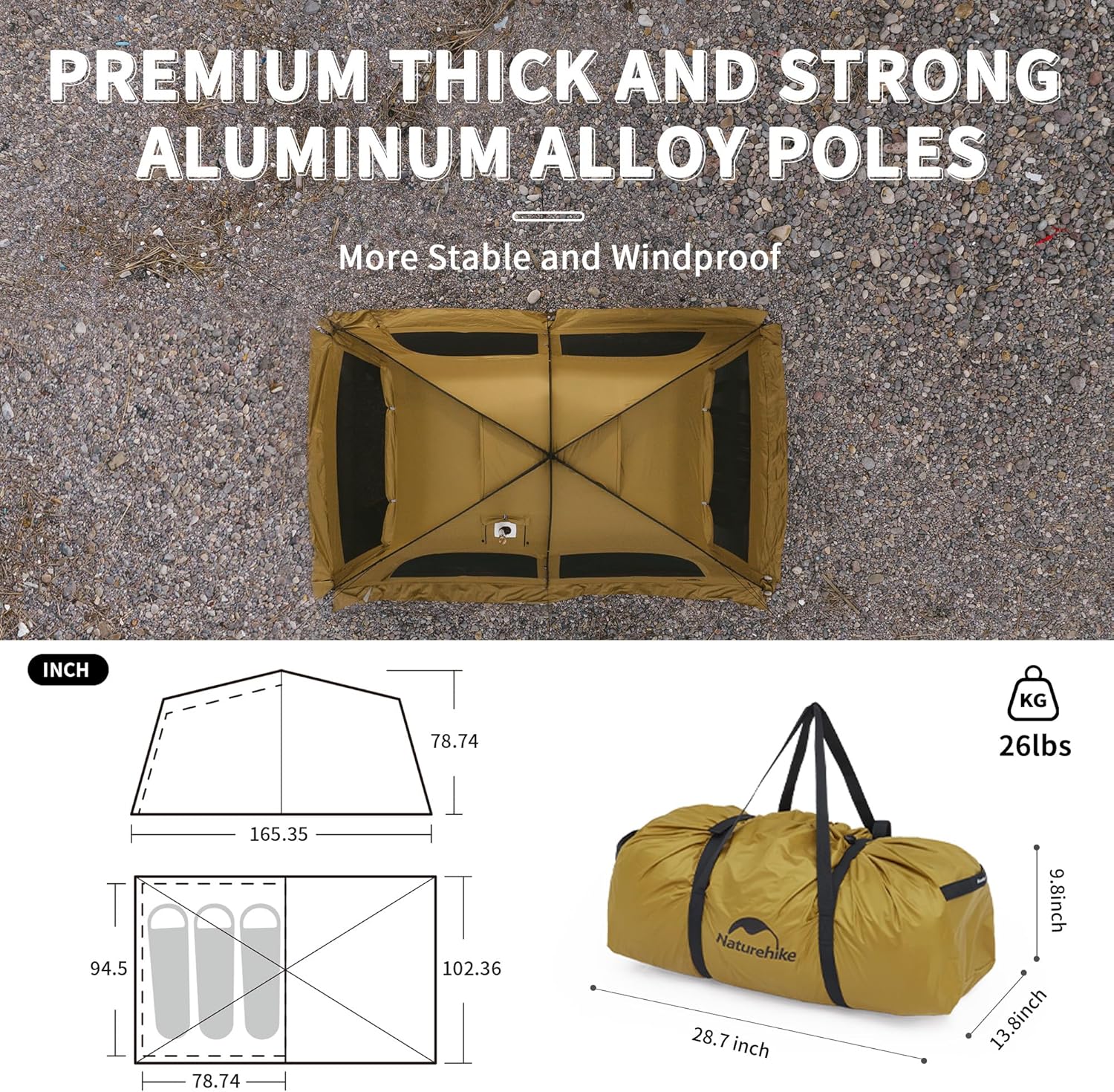 Dune 10.9 4-Season Camping Tent