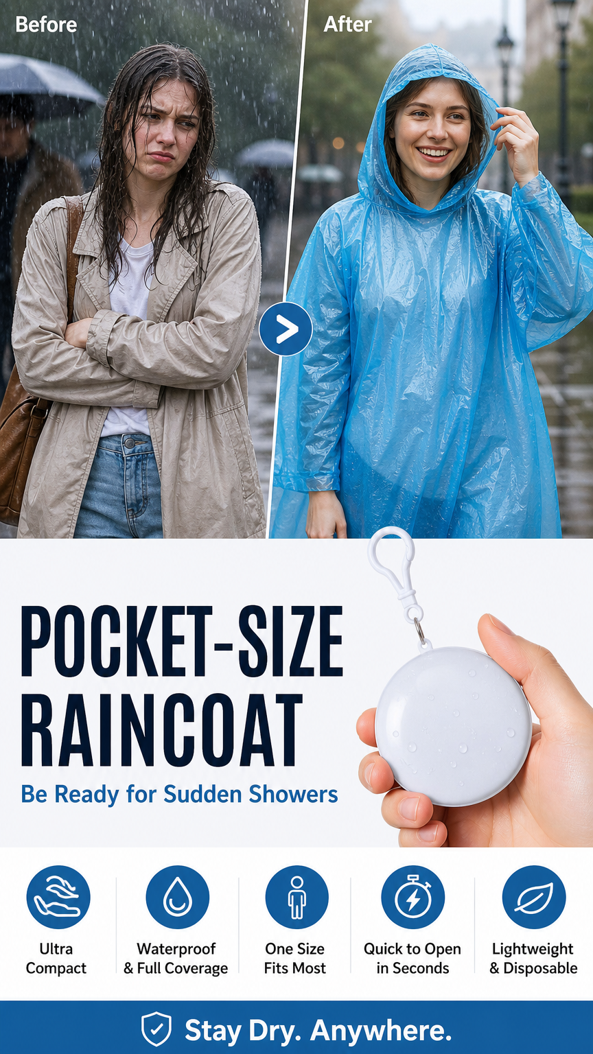 Portable raincoat comparison