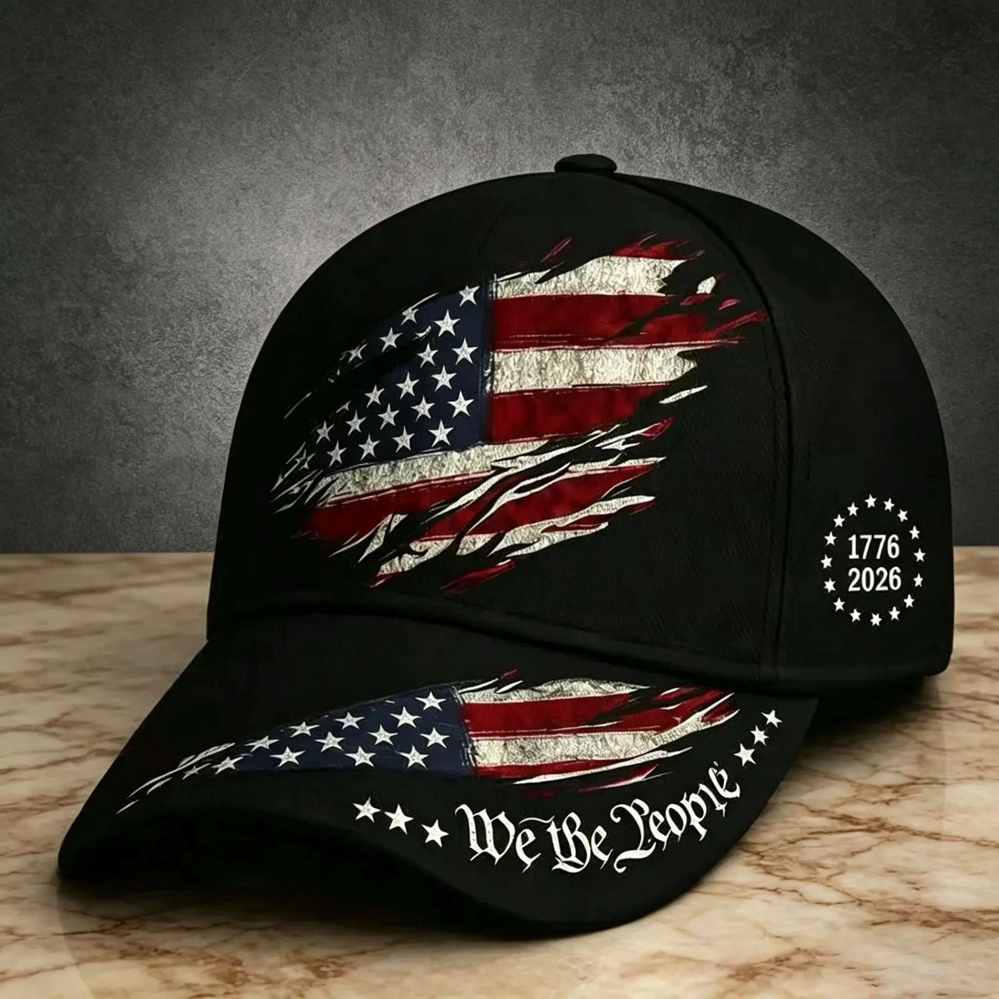 250th Anniversary Print Baseball Cap, Adjustable Unisex Sun Cap, Suitable for Everyday Wear and Casual Style