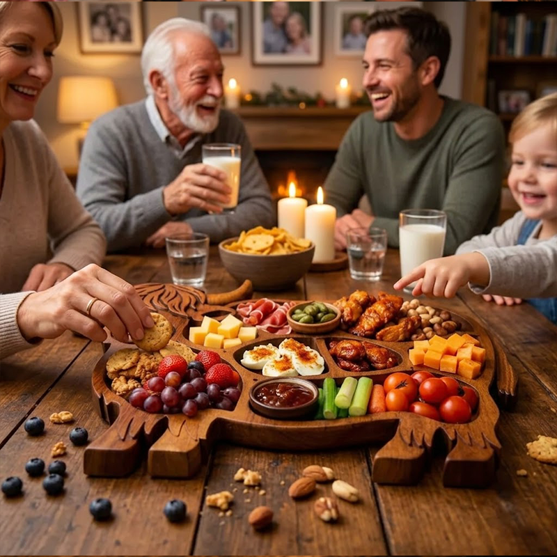 🔥🔥 Father's Day Special: 49% OFF: Rustic Cow-Shaped Charcuterie Board