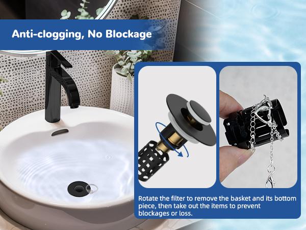 Anti-Clog Hair Catcher Basket