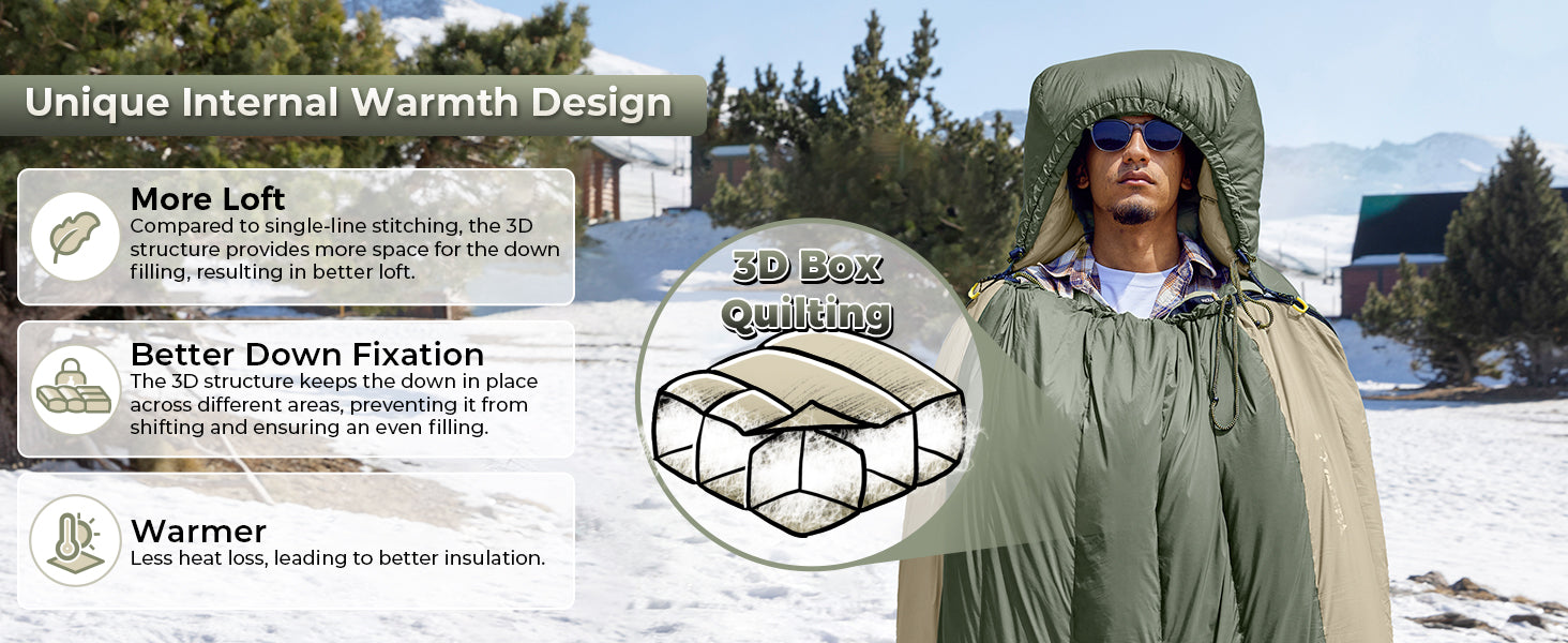 ATEPA PROMOTER 850 Ultra-Light Mummy Sleeping Bag