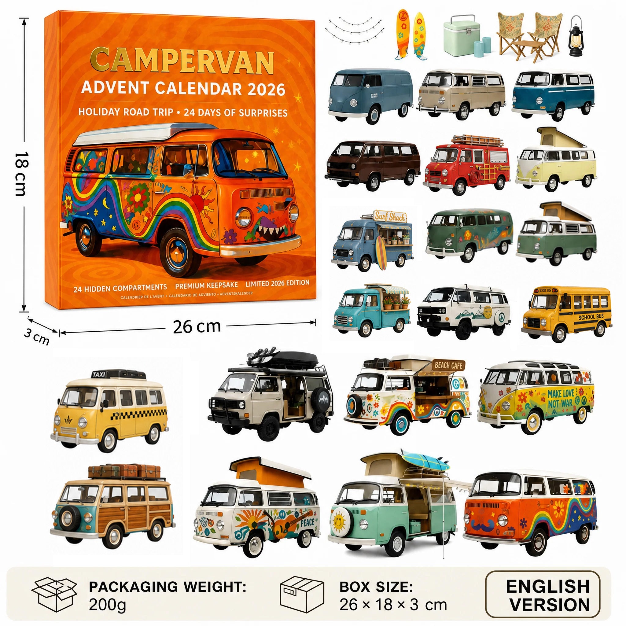 2026 Campervan Advent Calendar product details