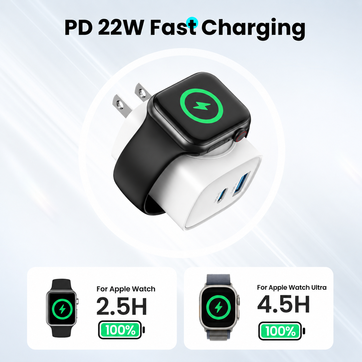3 in 1 magnetic Apple charger