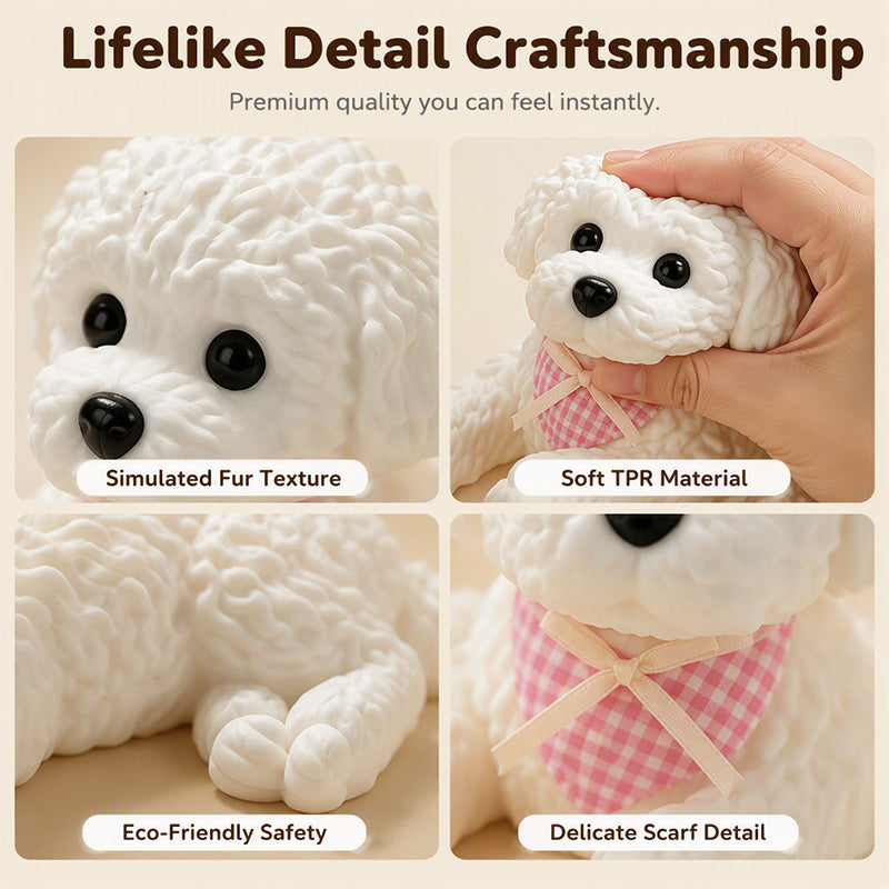 Cute Squishy Teddy Dog texture and details