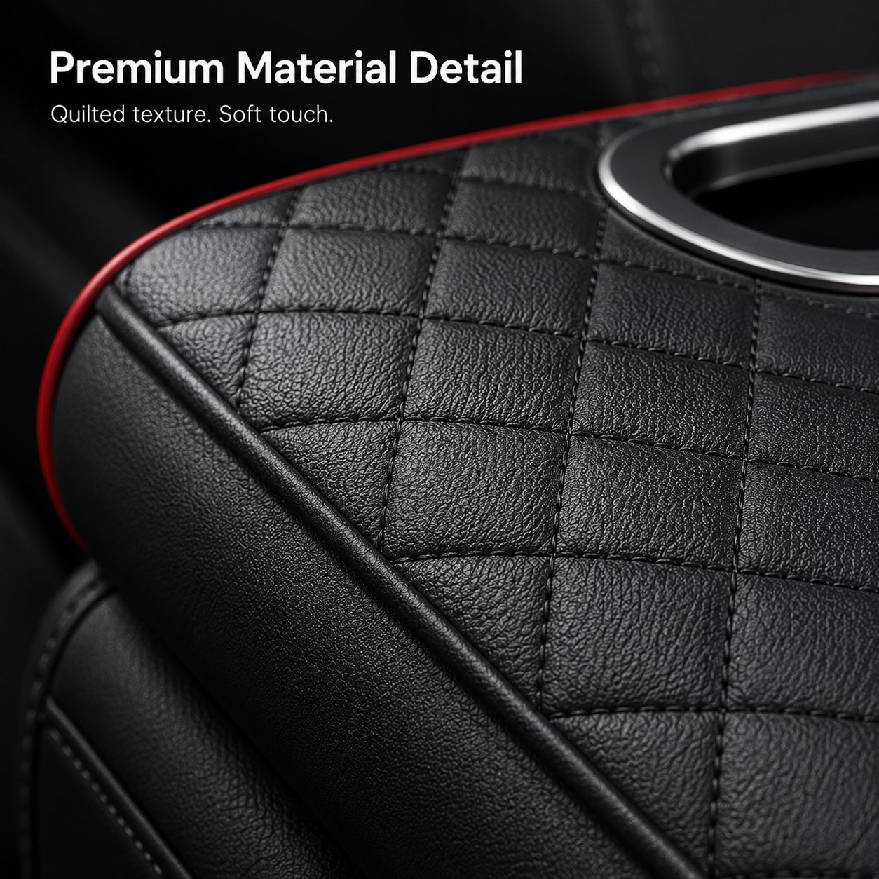 Car armrest pad color and detail display