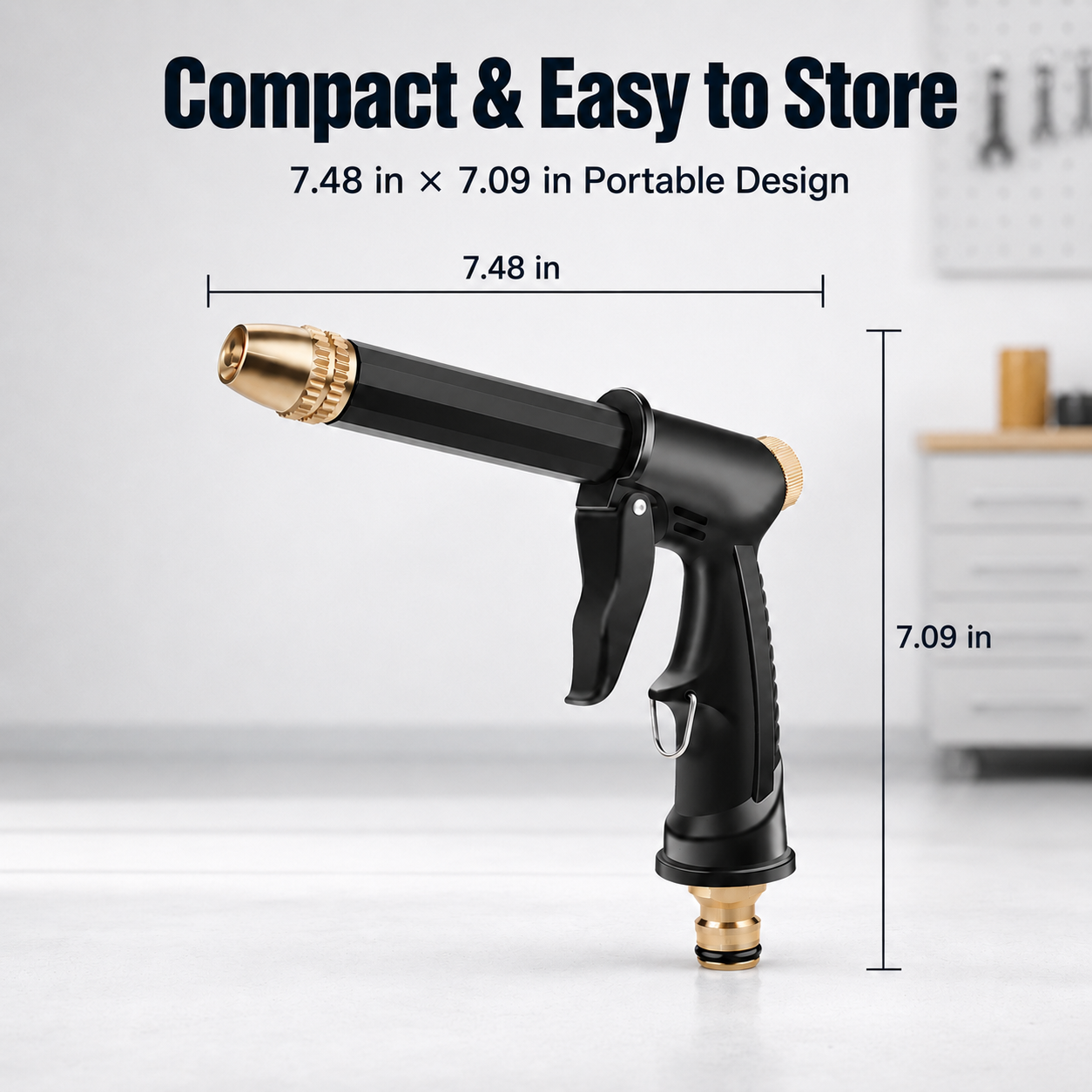 High pressure spray gun main features