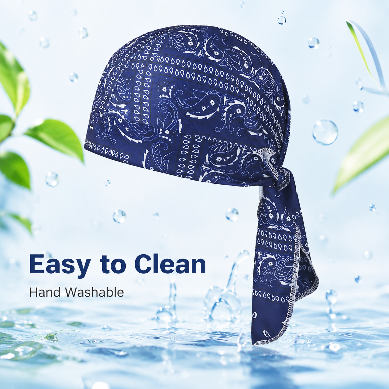 Lightweight soft breathable headscarf cap