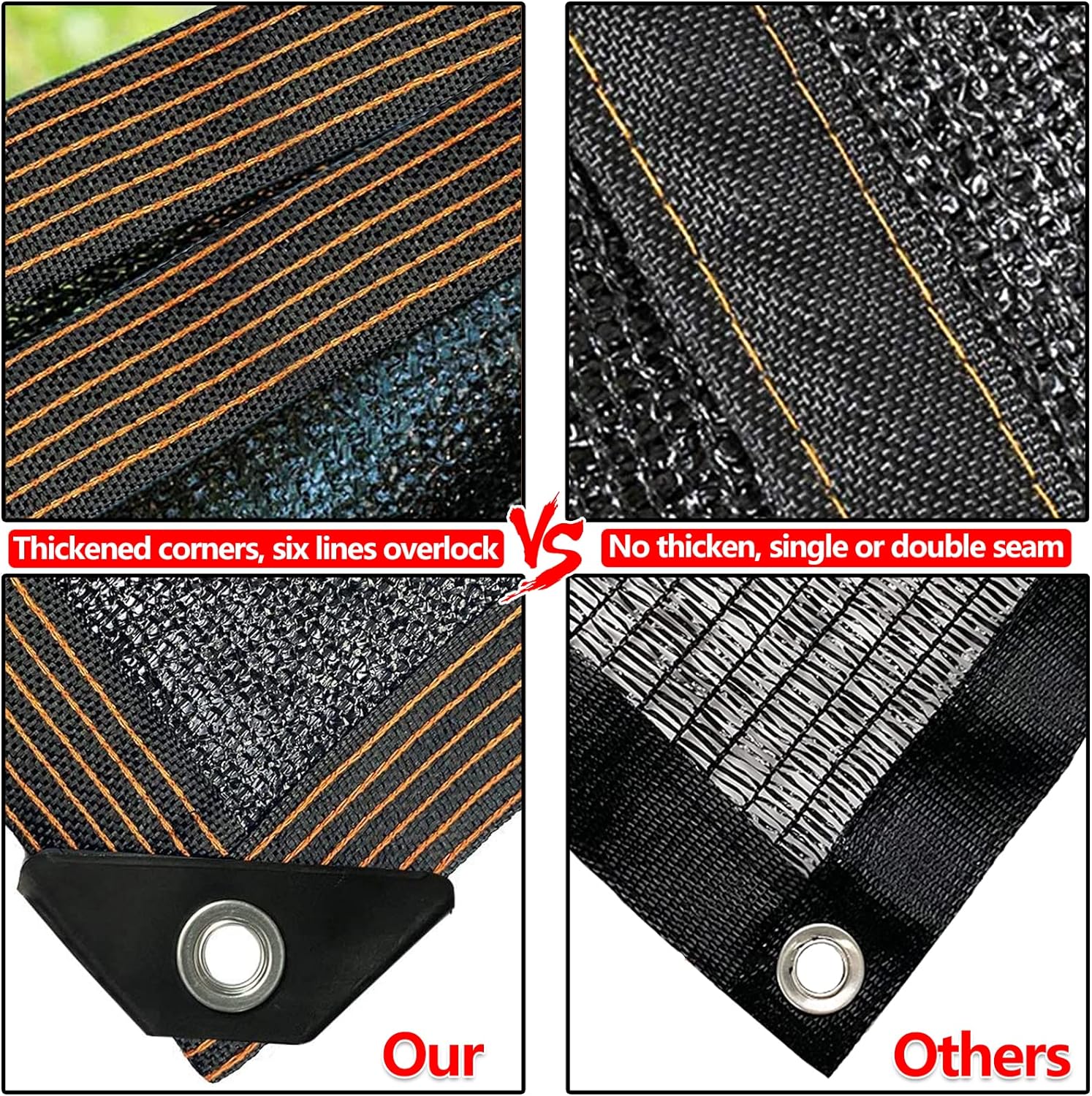 Easy secure shade cloth installation onto outdoor fence