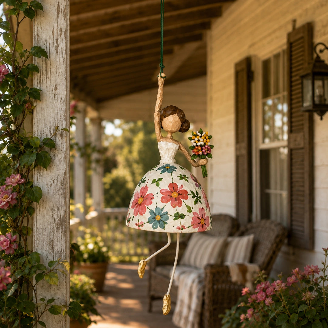 Whimsical hanging lady product dimensions